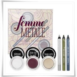 Benefit Holiday Collection Set Femme Metale Precious Metals Eye Makeup Kit NIB